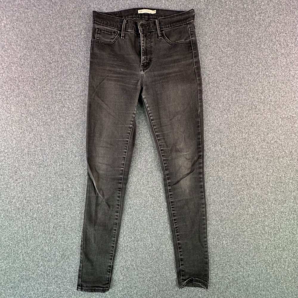 Levi's Jeans Women 28 720 High Rise Super Skinny Gray Stretch Denim 52797-0000